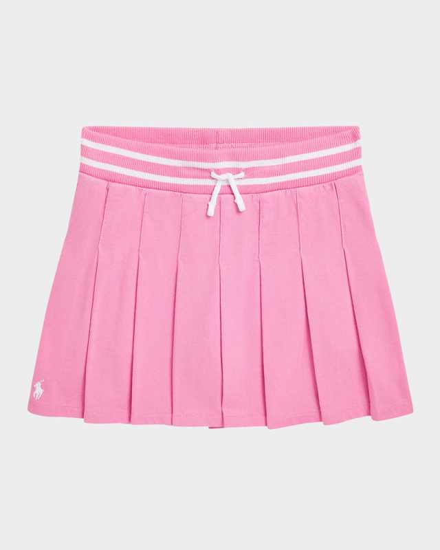 Girl's Pleated Tennis Skort, Size S-X